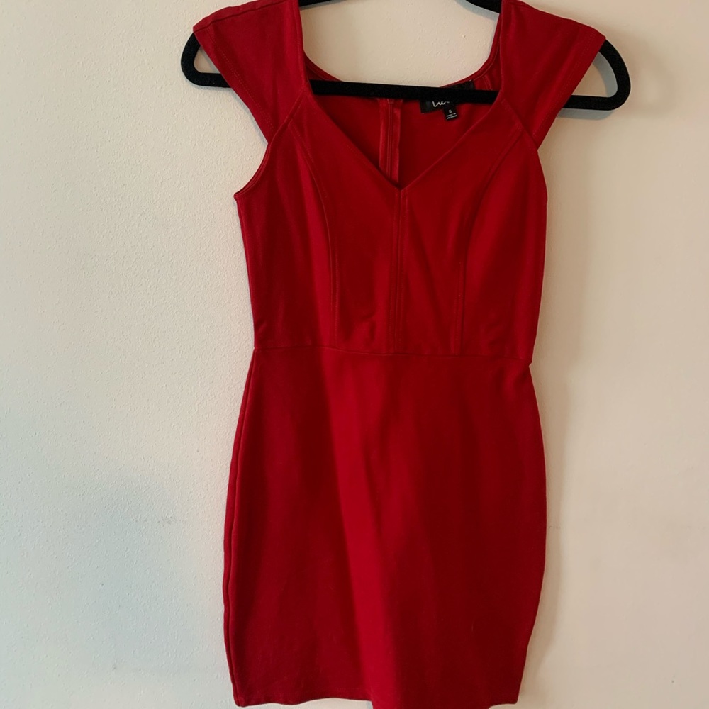 Red dress